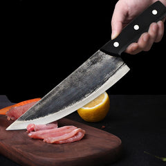 Butcher Knife Handmade Forged Kitchen Knife for Meat Fish Fruit Vegetables Chef Knife Stainless Steel Boning Knife Cleaver Knife