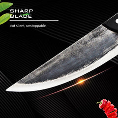 Butcher Knife Handmade Forged Kitchen Knife for Meat Fish Fruit Vegetables Chef Knife Stainless Steel Boning Knife Cleaver Knife