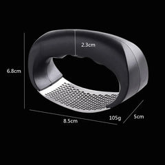 YOMDID Ring Form Garlic Press Manual Garlic Masher Grinding Tool Stainless Steel Ginger Crusher Kitchen Tool knoflookpers