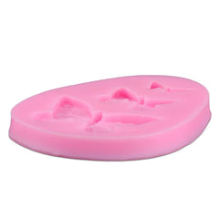 3D Silicone Mold Butterfly Shapes Mould 3 Cavities For Soap Candy Chocolate Cake Tools Bakeware Moulds
