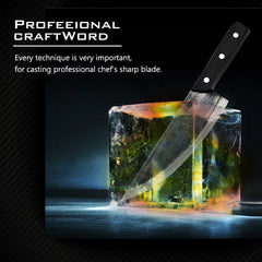 Butcher Knife Handmade Forged Kitchen Knife for Meat Fish Fruit Vegetables Chef Knife Stainless Steel Boning Knife Cleaver Knife