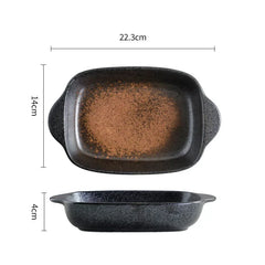 Baking Tools and Accessories Bakeware Oven Baking Tray Ceramic Pans Kitchen Gadgets Cooking Utensils Porcelain Dishes Utensil