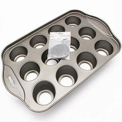 12 Cups Stainless Steel Cake Mold Removable Muffin Cupcake Baking  Pan Cupcake Baking Mold Pastry Tray Bakeware Baking Tools