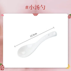 Strawberry Bowl Plate Spoon Double Ear Soup Pot Single Handle Baking Tray Underglaze Colored Household Ceramic Kitchen Tableware