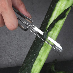 Stainless Steel Straight Melon Planer Fruit Slicer Sharp Movable Cutter Head Cucumber Potato Peeler Household Kitchen Gadgets