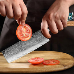 Extra Sharp Chef Knives Japanese Damascus Cooking Knife Pro High Carbon Super Steel Nakiri Knife Chinese Small Kitchen Knife