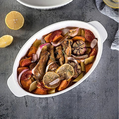 Cooking Accessories Bread Pan for Baking Tray for Oven Porcelain Dishes Kitchen Utensil Ceramic Pans Bakeware Tools Utensils Bar