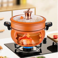 Creative Pumpkin Pressure Cooker Large Capacity Multi-functional With Steamer Cooking Pots Mcstone Non-stick Household Soup Pot