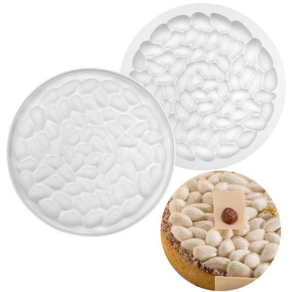 Dorica New 1/8 Holes Almond Silicone Cake Mousse Mold Diy Handmade Soap Mould Fondant Cake Decorating Tools Kitchen Bakeware