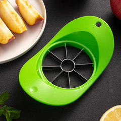 8-Blade Apples Cutter Slicer Fruit Corer Divider Tool Stainless Steel Household Kitchen Gadgets Green