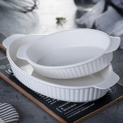 Cooking Accessories Bread Pan for Baking Tray for Oven Porcelain Dishes Kitchen Utensil Ceramic Pans Bakeware Tools Utensils Bar