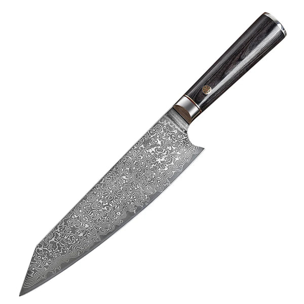 Real Damascus Steel Kitchen Chef Knife Professional Japanese Knife Meat Fish Vegetables Slice Kiritsuke Butcher Cleaver Knife