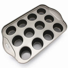 12 Cups Stainless Steel Cake Mold Removable Muffin Cupcake Baking  Pan Cupcake Baking Mold Pastry Tray Bakeware Baking Tools