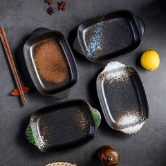 Baking Tools and Accessories Bakeware Oven Baking Tray Ceramic Pans Kitchen Gadgets Cooking Utensils Porcelain Dishes Utensil