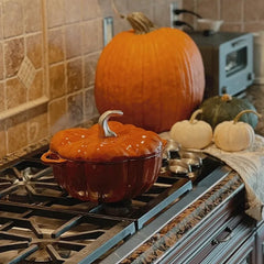 Pumpkin Enamel Cast Iron Cookware Induction Cooker Hotpot Cooking Pot Kitchen Household Multifunction Non-stick Kitchen Pots