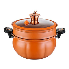 Creative Pumpkin Pressure Cooker Large Capacity Multi-functional With Steamer Cooking Pots Mcstone Non-stick Household Soup Pot