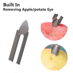 Stainless Steel Straight Melon Planer Fruit Slicer Sharp Movable Cutter Head Cucumber Potato Peeler Household Kitchen Gadgets