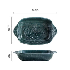 Baking Tools and Accessories Bakeware Oven Baking Tray Ceramic Pans Kitchen Gadgets Cooking Utensils Porcelain Dishes Utensil