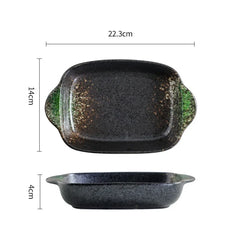 Baking Tools and Accessories Bakeware Oven Baking Tray Ceramic Pans Kitchen Gadgets Cooking Utensils Porcelain Dishes Utensil