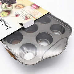 12 Cups Stainless Steel Cake Mold Removable Muffin Cupcake Baking  Pan Cupcake Baking Mold Pastry Tray Bakeware Baking Tools