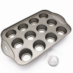 12 Cups Stainless Steel Cake Mold Removable Muffin Cupcake Baking  Pan Cupcake Baking Mold Pastry Tray Bakeware Baking Tools