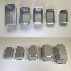 Aluminum Bakeware Loaf Pan DIY Oven Bread Baking Mold Non Stick Baking Dish Toast Boxes Rectangle Cheese Cake Mold Cooking Tools