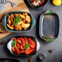 Baking Tools and Accessories Bakeware Oven Baking Tray Ceramic Pans Kitchen Gadgets Cooking Utensils Porcelain Dishes Utensil