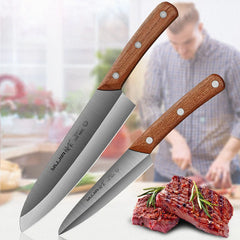 8" Utility Japanese Professional Chef Knife Stainless Steel Slice Cleaver Kitchen Knife Meat Fish Fruit Vegetables Butcher Knife
